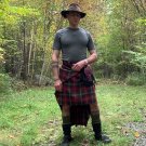 Scottish Traditional Highland Great Kilt MacDonald Tartan 8 yard Great Kilt For Men's & Women's Scottish Traditional Highland Great Kilt MacDonald Tartan 8 yard Great Kilt For Men's & Women's