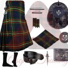 Highland Scottish Traditional MEN 8 YARD Kilt MacLaren TARTAN Kilt & Accessories