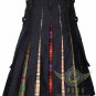Scottish LGBTQ PRIDE Hybrid Utility KILT Cotton with Tartan Plaids Deal Set