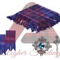Scottish Traditional Masonic Tartan kilt Fly plaid - kilt Flashes Thistle kilt Pin Brooch