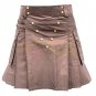 Scottish Handmade Utility Kilt Heavy Cotton Brown Utility Victory Custom Kilt