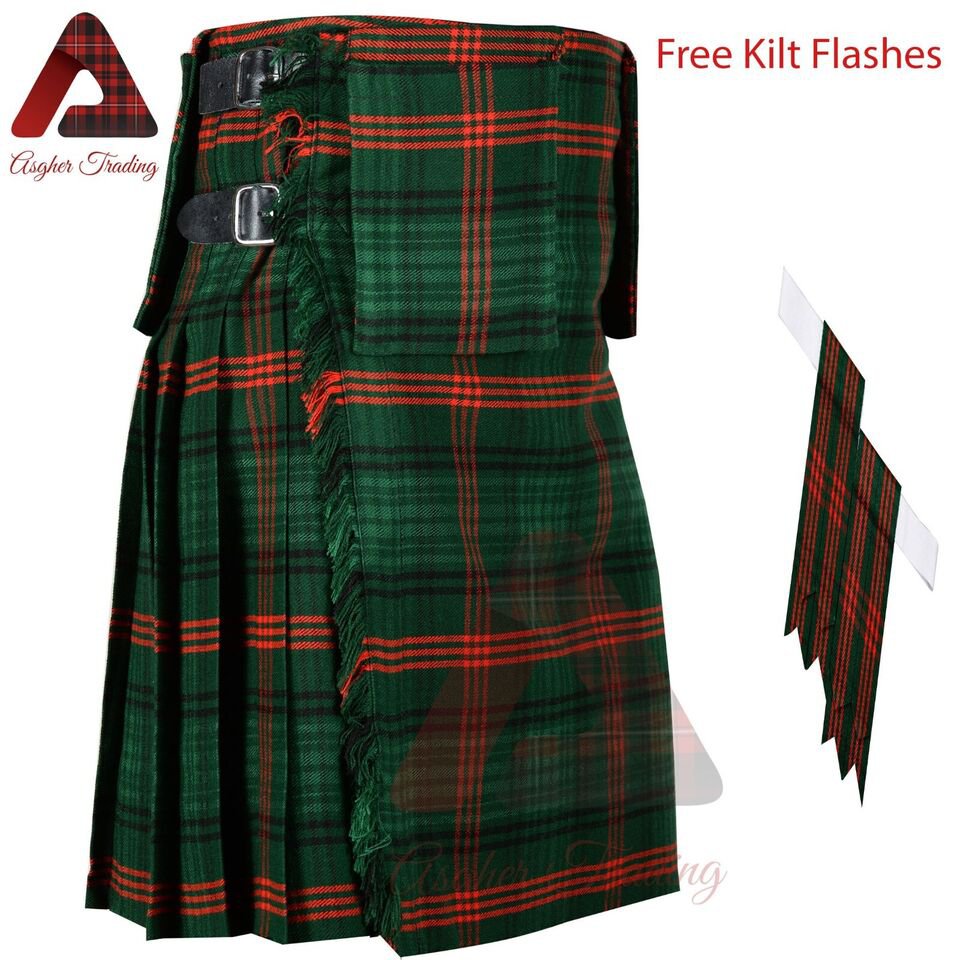 Scottish Hose Garters Kilt Flashes For Men - Traditional Tartan Sock  Garters With Buckle Adjusters Scottish Hose Flashes With Buckles