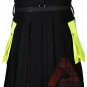 Scottish Handmade Utility Kilt - Men's Brown Watch Tartan Kilt - Cotton kilt