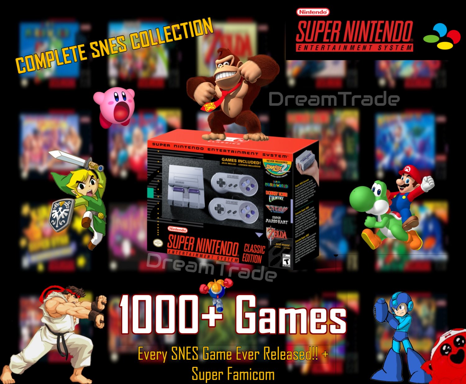 SNES Classic Edition Retrogaming Mini Console - "Perfect" Series
