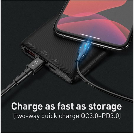 Baseus Power Bank 10000mAh Quick Charge 3.0 USB PD