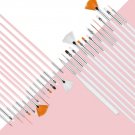 ROHWXY Nail Brush For Manicure Gel Brush For Nail Art 15Pcs/Set
