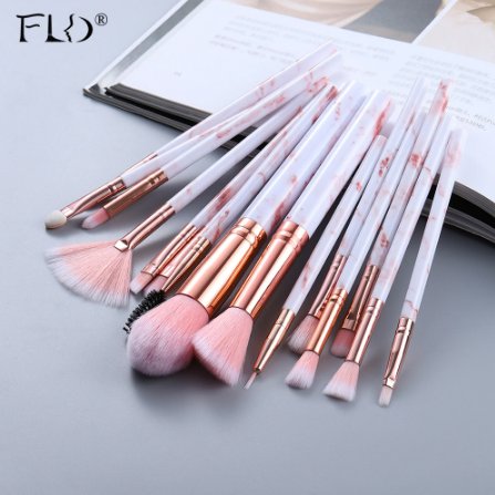 FLD5/15Pcs Makeup Brushes Tool Set Cosmetic Powder Eye Shadow
