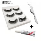 Eyelashes 3d mink lashes natural long make up false eyelashes 10mm