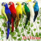 25/35cm Handmade Simulation Parrot Creative Feather Lawn