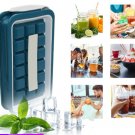 18 Grid Takeaway Portable Folding Ice Tray Making Mold Cube Storage