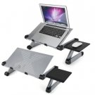 Portable Adjustable Aluminum Laptop Desk Stand Table Vented