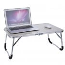 White Multifunctional Foldable Notebook Table Laptop Bed