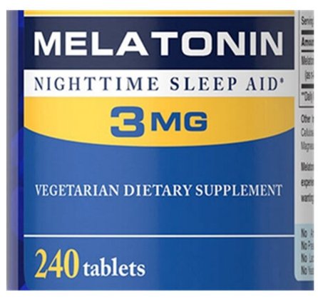 Super Strength Melatonin 3mg*240 pcs Help improve sleep nighttime