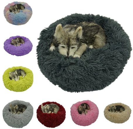 Pet Dog Bed Long Plush Super Soft Pet Bed