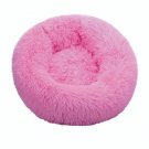 Round Cat Bed House Soft Long Plush