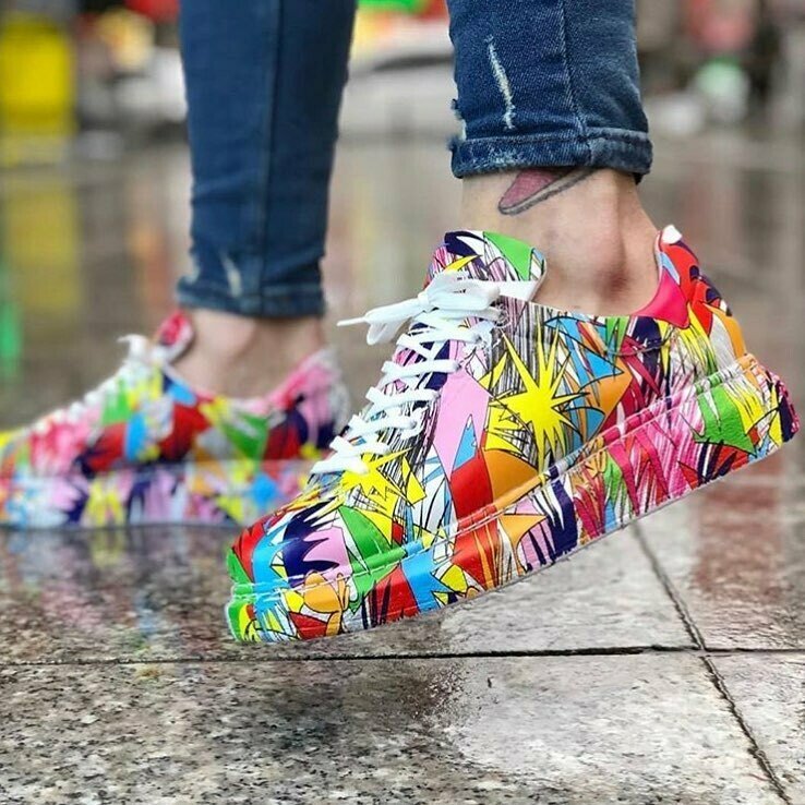 Red Bomb Sneakers