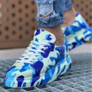 BLUE CAMOUFLAGE WHITE SNEAKERS