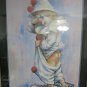 LARGE FRAMED CLOWN PICTURE BY LEIGHTON-JONES LOCAL PICK UP ONLY NO SHIPPING