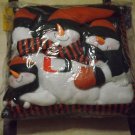 (2) BRAND NEW MIAMI HURRICANES CHRISTMAS PILLOWS FAST FREE SHIPPING