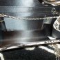 VERY GOOD COND BLACK/WHITE "INS" CLASSICAL STYLE WOMAN'S PURSE FREE SHIPPING