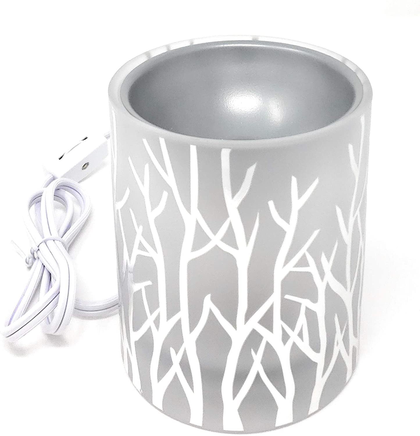 Yankee Candle Silver Winterscape Forest Glow LED Electric Wax Melts Warmer