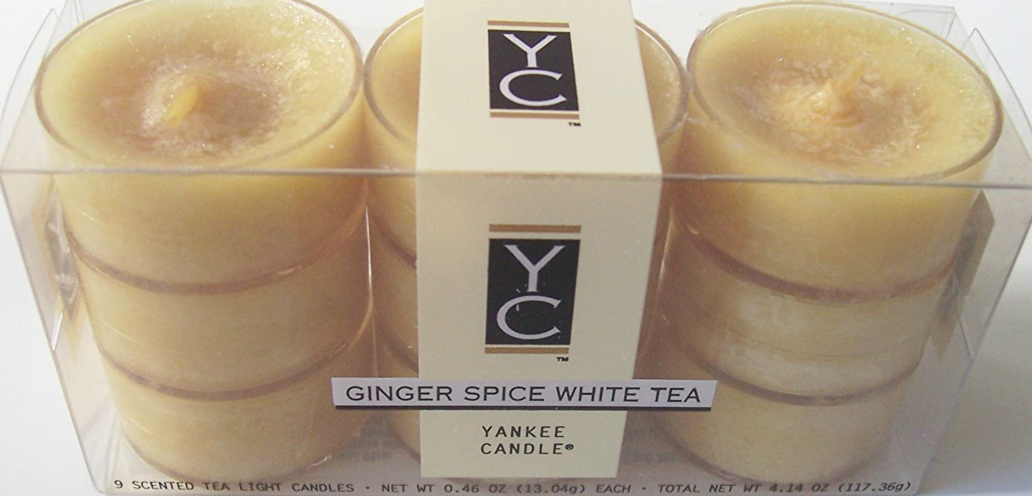 Yankee Candle Ginger Spice White Tea Scented Tea Lights