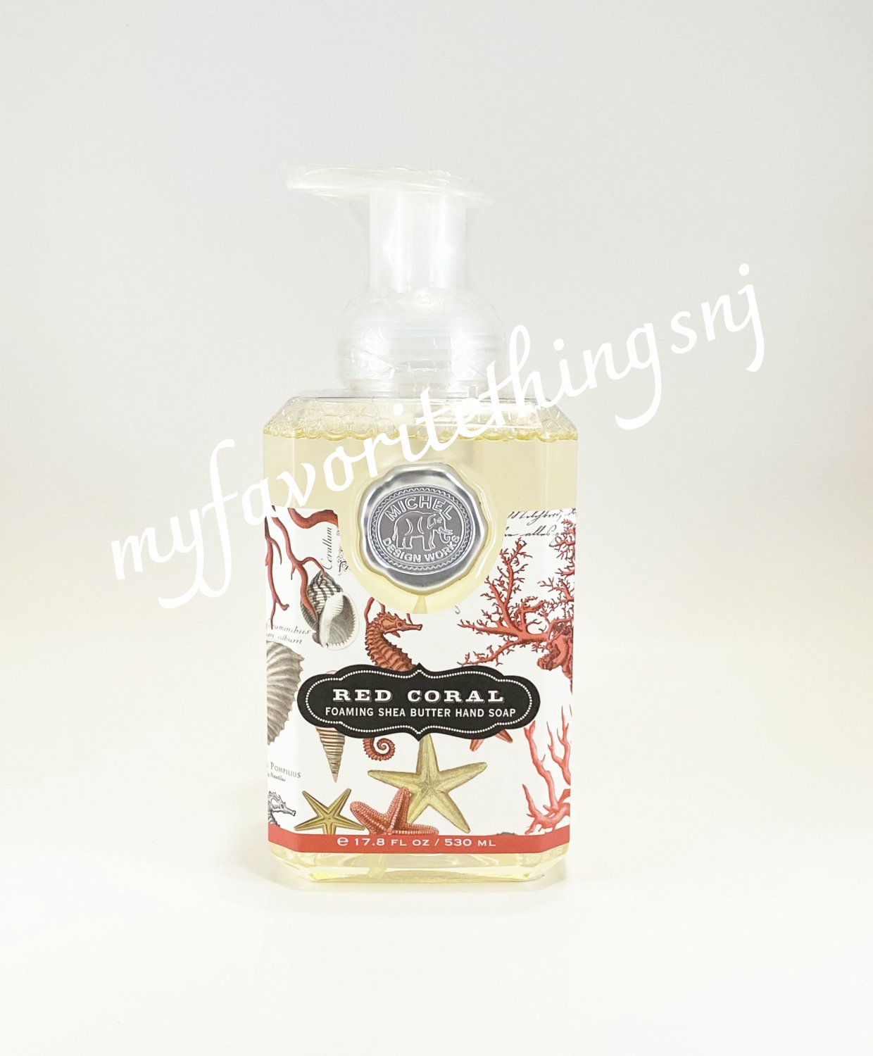 Michel Design Works Red Coral Foaming Shea Butter Hand Soap