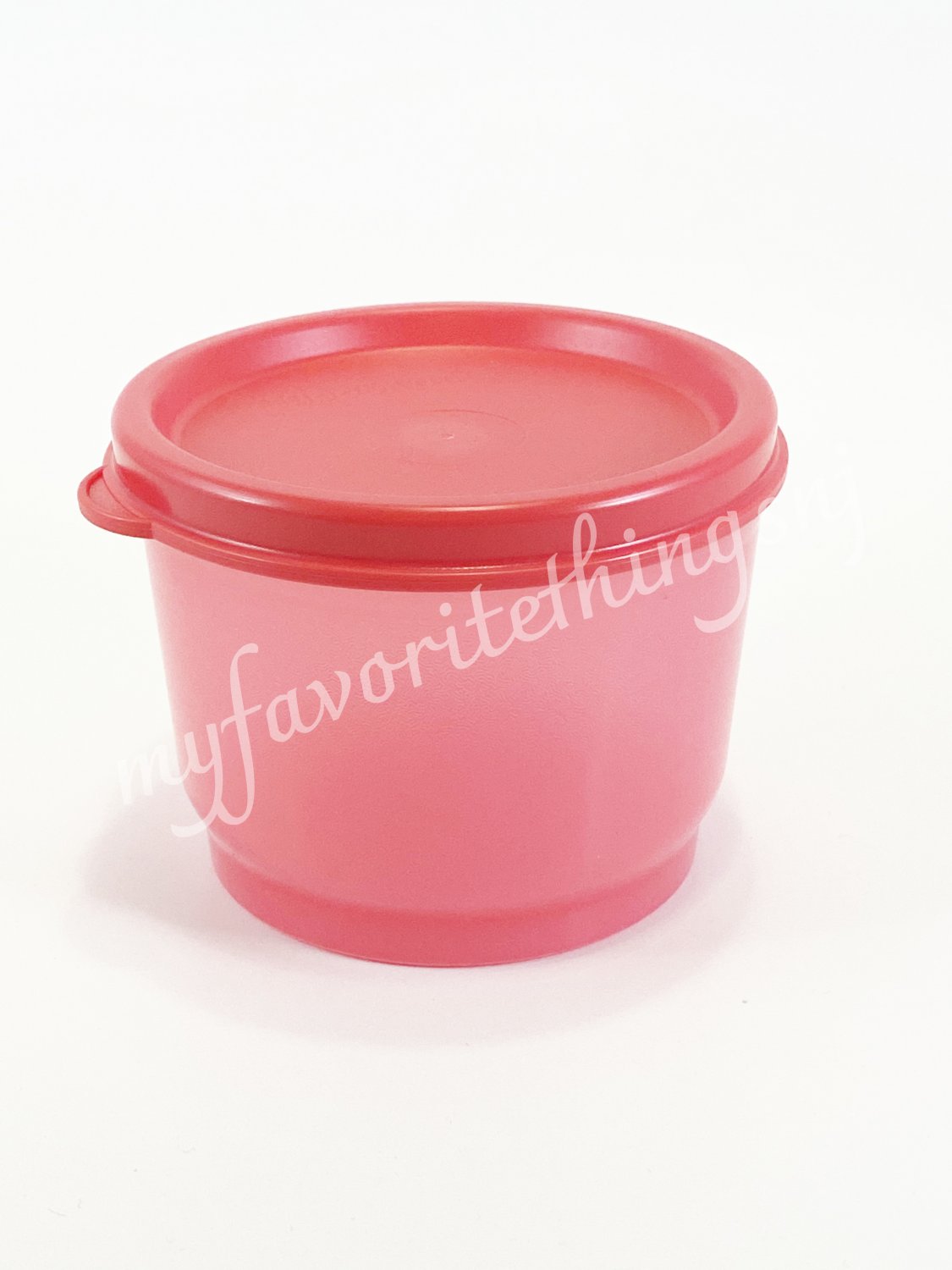 Tupperware Snack Cup 4 oz Pink Punch Color