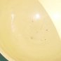 Antique Yellow Ware Green Cream Large Mixing Bowl 12"