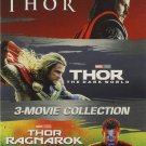 Thor 3 Film Movie Collection DVD Box Set 1-3 Trilogy Brand New