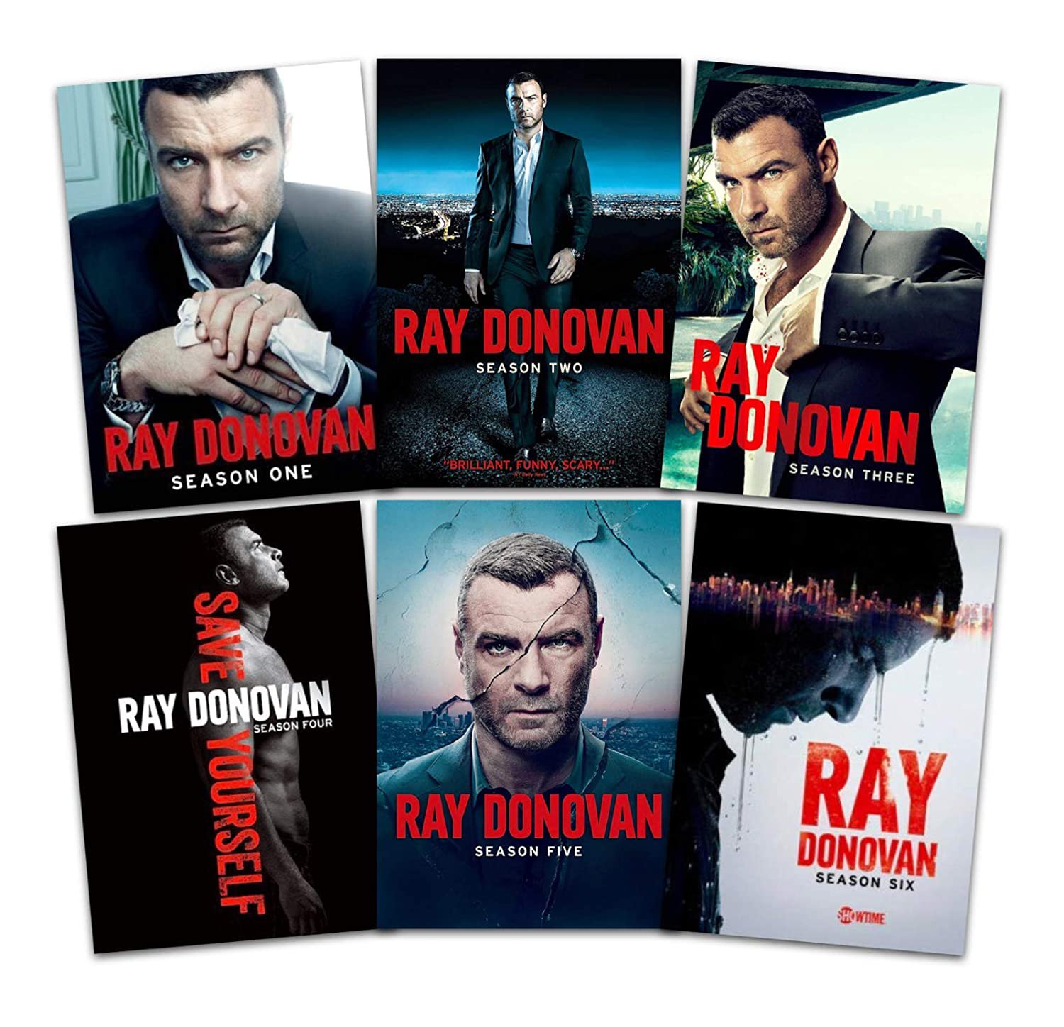 Ray Donovan: Complete Series Collection Seasons 1-6 (DVD, 2019)