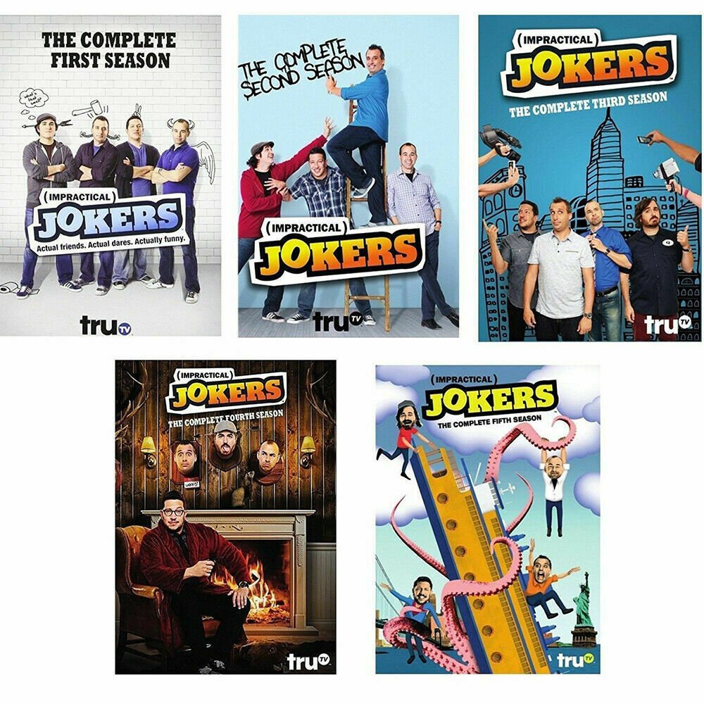 Impractical Jokers: Complete Series Seasons 1-5 (16-Disc, Box Set) DVD 1 2 3 4 5