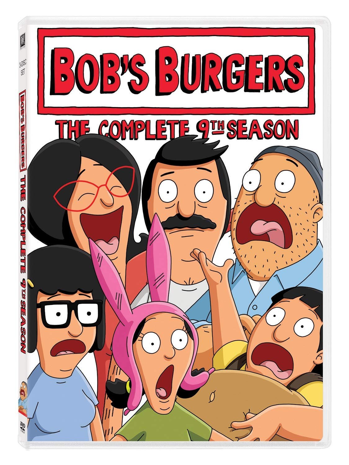 Bob's Burgers: The Complete Ninth Season 9 (DVD, 2019, 3-Disc) New
