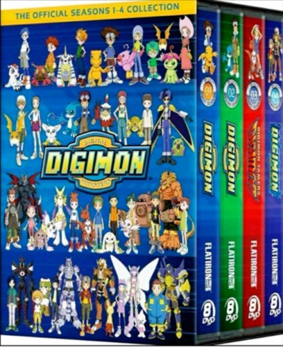 Digimon Digital Monster: The Official Seasons 1-4 Complete Series (DVD 32-Disc)
