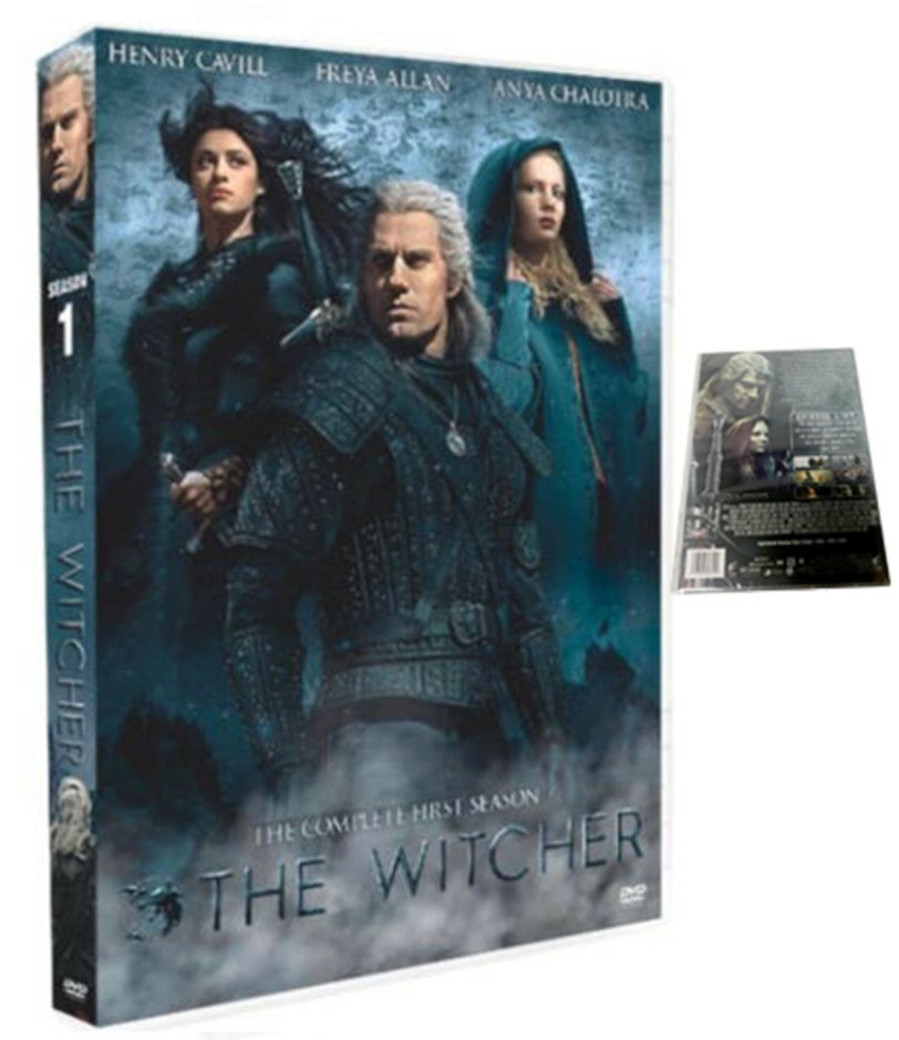 The Witcher The Complete First Season 1 (DVD, 3-Disc Set) Brand New & Sealed
