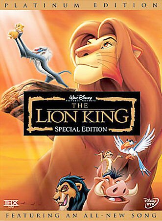 The Lion King (DVD, 2003, 2-Disc Set, Platinum Edition Features an All-New Song)