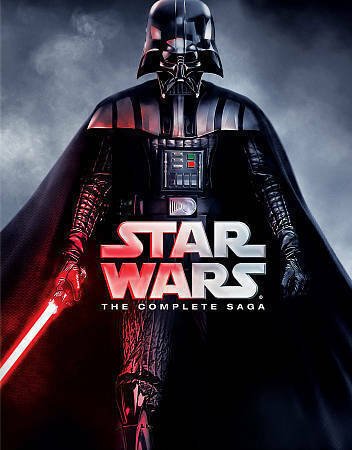 Star Wars: The Complete Saga 1-6 (DVD Disc, 2011, 9-Disc Set) Blu Ray