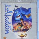 Aladdin (Blu-ray/DVD, 2015, 2-Disc Set, Diamond Edition) Sealed