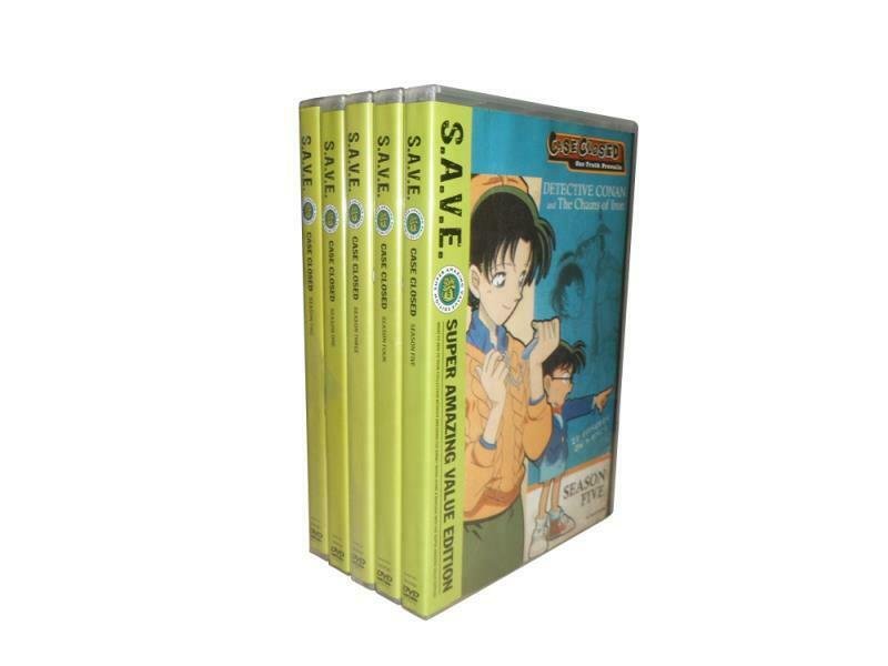 Case Closed Detective Conan: Complete Series Season 1-5 1 2 3 4 5 DVD Set