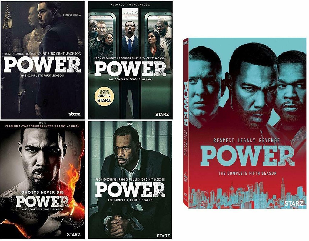 Power : The Complete TV Series Seasons 1-5 DVD 1 2 3 4 5 New & Sealed Region 1