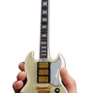 Axe Heaven Gibson 1964 SG Custom White Mini Guitar Collectible