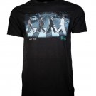 Beatles Abbey Stride Black T-Shirt - XX-Large