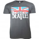 Beatles Distressed British Flag T-Shirt - X-Large