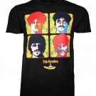 Beatles Yellow Sub 4 Portraits T-Shirt - Small