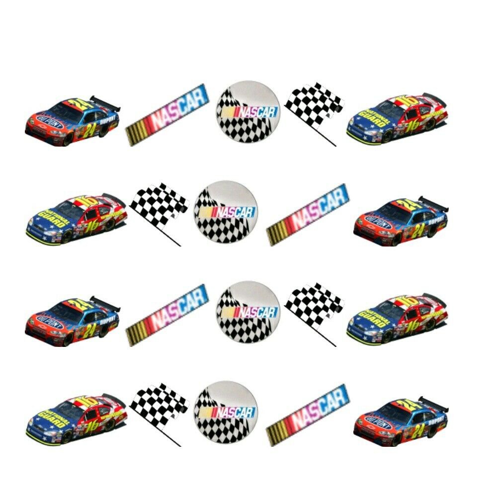 Nascar Nail art decals (WATER DECALS) Race Car Nail Art Decals