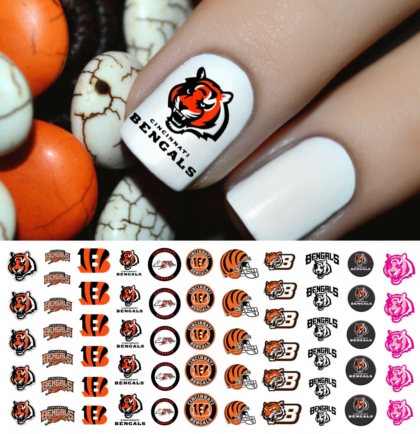 Jacksonville Jaguars Football - Nail Decals - Moon Sugar Decals