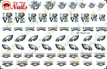 Philadelphia Eagles Nails  Philadelphia eagles nails, Nails, Creative nail  designs