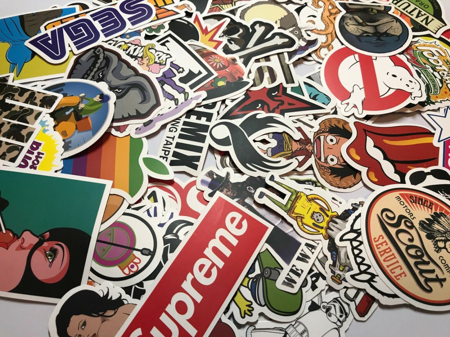 Details about   100pc Skateboard Stickers bomb Vinyl Laptop Luggage Decals Dope Sticker 
