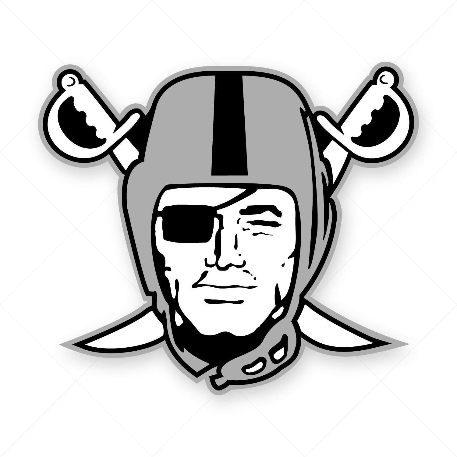 Las Vegas Raiders Logo Sticker Die Cut Vinyl Decal Football Car Window
