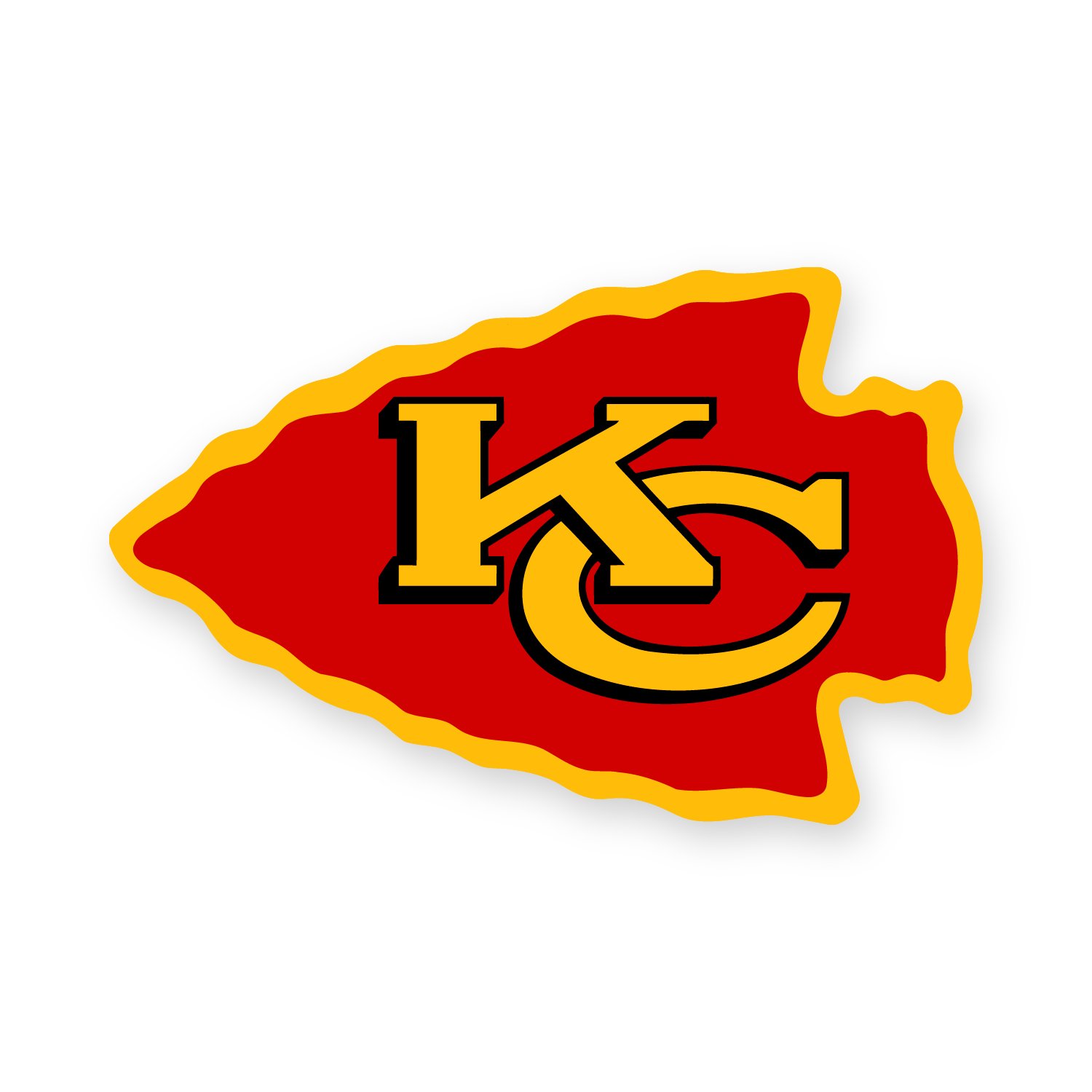 Kansas City Chiefs Logo Decal Die Cut Vinyl Sticker Laptop Truck Car ...